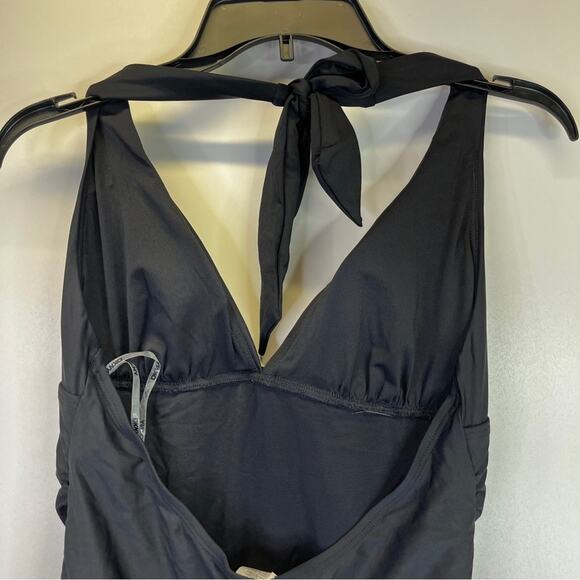 DKNY Halter Mio One Piece swimsuit black - L - Picture 8 of 11